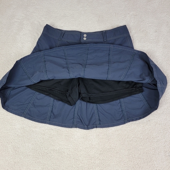 Sahalie Navy Blue Transport Pickleball Outdoor Active Flare Skirt/Skort Sz 14 - Picture 4 of 12